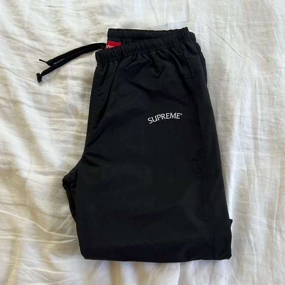 Supreme Pants - Supreme Arc Track Pants - Black